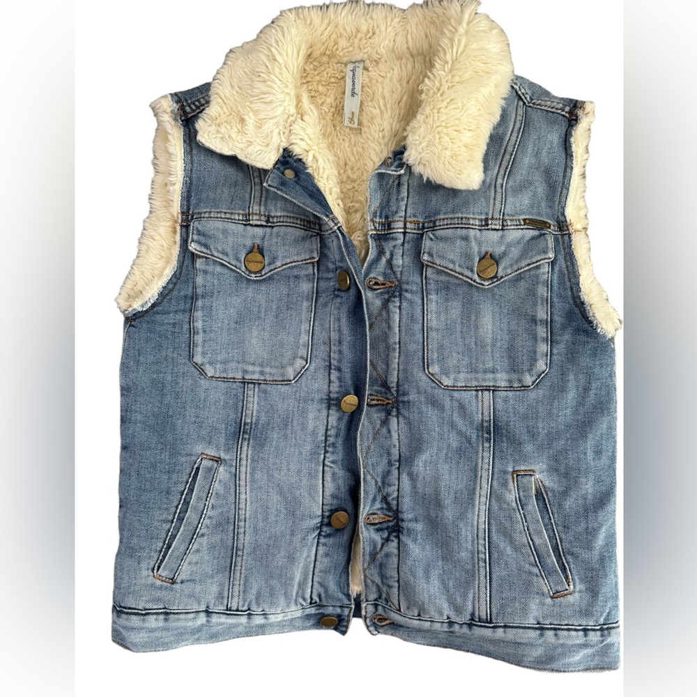 Aquaverde Denim Vest